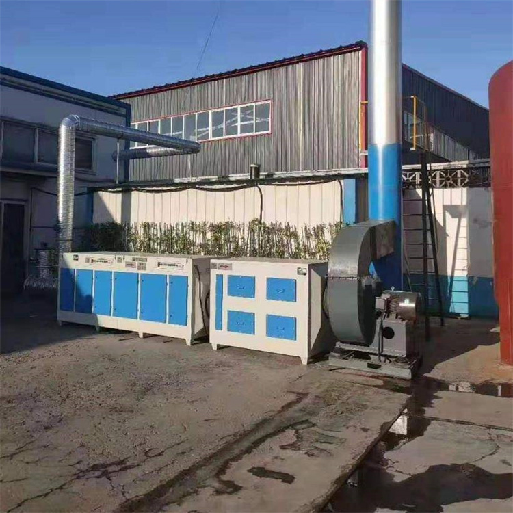 工厂废气管道安装工程 车间排烟废物管道施工 工业废气处理设备活性炭吸附箱